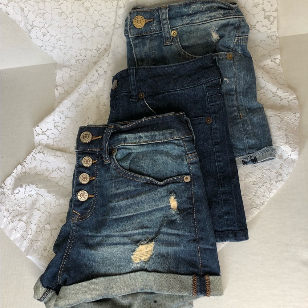 BUNDLED Jean Shorts Express & Forever 21 Size 2